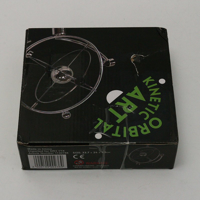 Silver Orbital Desk Decoration Celestial Newton Pendulum 7 Silver Orbital Desk Decoration Celestial Newton Pendulum - Image 7