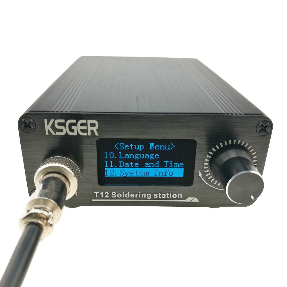 KSGER V2.1S T12 Digital Temperature Controller Soldering Station Electric Soldering Iron Tips T12-K + 9501 Handle 6 KSGER V2.1S T12 Digital Temperature Controller Soldering Station Electric Soldering Iron Tips T12-K + 9501 Handle - Image 6