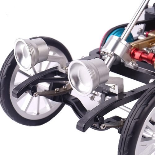 Teching Car Model Single Cylinder Engine Aluminum Alloy Model Gift Collection Toys 4