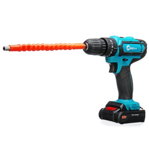 32V 2 Speed Power Drills 6000mah Cordless Drill 3 IN1 Electric Screwdriver Hammer Hand Drill 2 Batteries 5