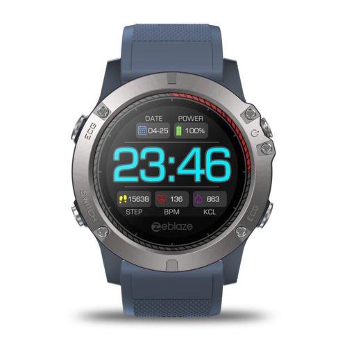 Zeblaze VIBE 3 ECG GREENCELL Heart Rate Instant ECG Activity Run Route Tracking Smart Watch 7