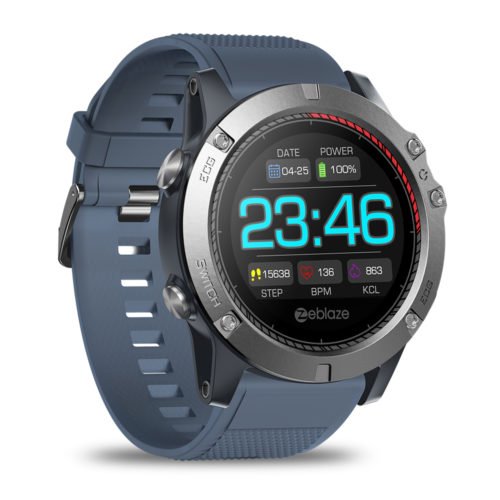 Zeblaze VIBE 3 ECG GREENCELL Heart Rate Instant ECG Activity Run Route Tracking Smart Watch 5