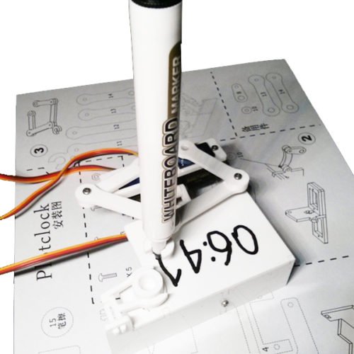 Plotclock Manipulator Drawing Robot Robotic Clock with Arduino Controller 2
