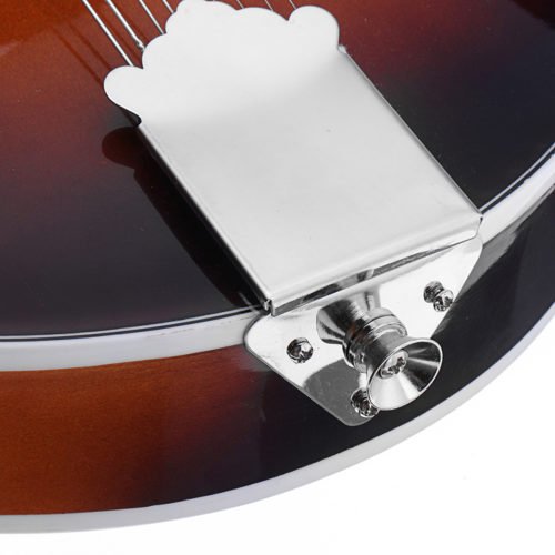 Classic Sunburst F Modle 24 Frets 8 String Paulownia Wood Mandolin With Case 9