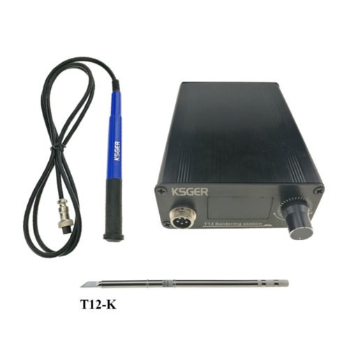 KSGER V2.1S T12 Digital Temperature Controller Soldering Station Electric Soldering Iron Tips T12-K + 9501 Handle 12