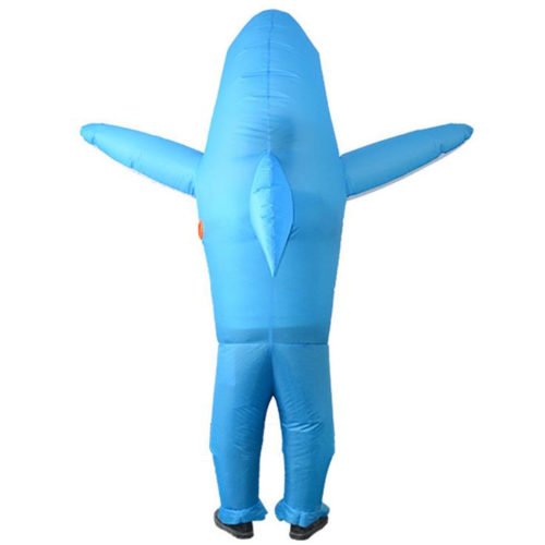Inflatable Costumes Shark Adult Halloween Fancy Dress Funny Scary Dress Costume 5