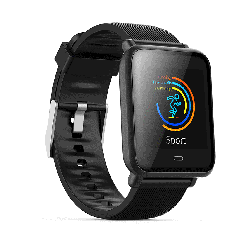 Bakeey Q9 Continuous HR Blood Pressure Monitor Multi-sport Mode Color Dials IP67 Smart Watch 2