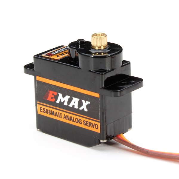 EMAX ES08MA II 12g Mini Metal Gear Analog Servo for RC Model 2 EMAX ES08MA II 12g Mini Metal Gear Analog Servo for RC Model - Image 2