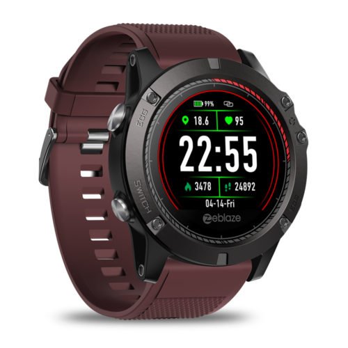 Zeblaze VIBE 3 ECG GREENCELL Heart Rate Instant ECG Activity Run Route Tracking Smart Watch 3