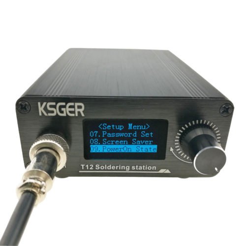 KSGER V2.1S T12 Digital Temperature Controller Soldering Station Electric Soldering Iron Tips T12-K + 9501 Handle 5