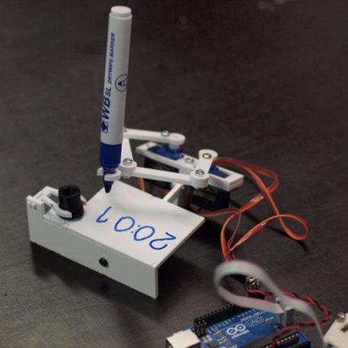Plotclock Manipulator Drawing Robot Robotic Clock with Arduino Controller 1