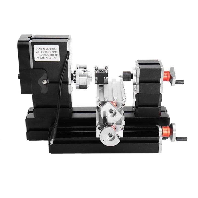 Mini Rotating Lathe DIY Woodwork Wood Lathe Model Making Tool Milling Machine Kit 4 Mini Rotating Lathe DIY Woodwork Wood Lathe Model Making Tool Milling Machine Kit - Image 4