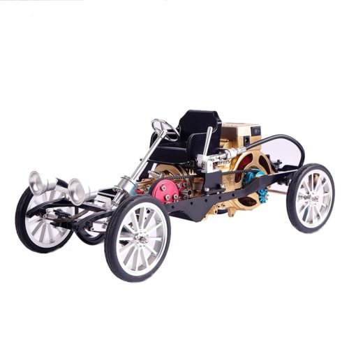 Teching Car Model Single Cylinder Engine Aluminum Alloy Model Gift Collection Toys 1