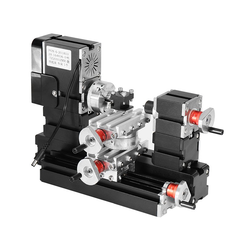 Mini Rotating Lathe DIY Woodwork Wood Lathe Model Making Tool Milling Machine Kit 2 Mini Rotating Lathe DIY Woodwork Wood Lathe Model Making Tool Milling Machine Kit - Image 2