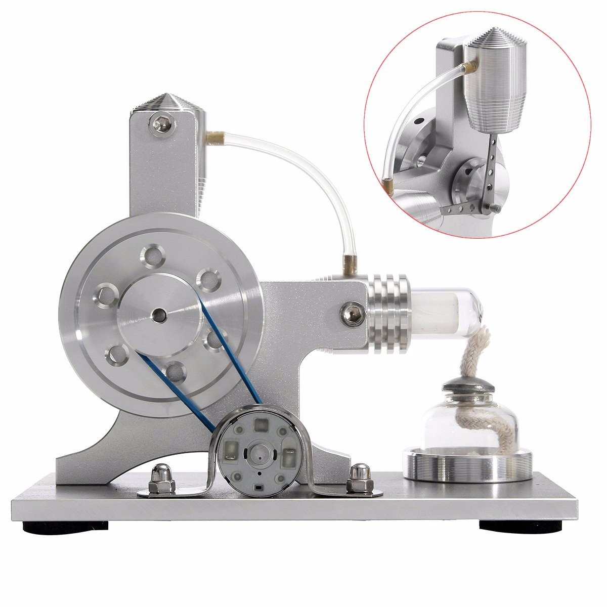 Stirling Engine Model Physical Motor Power Generator External Combustion Educational Toy 2
