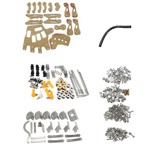 DIY 5DOF Robot Arm Five Fingers Metal Mechanical Paw Left and Right Hand 4 DIY 5DOF Robot Arm Five Fingers Metal Mechanical Paw Left and Right Hand - Image 4