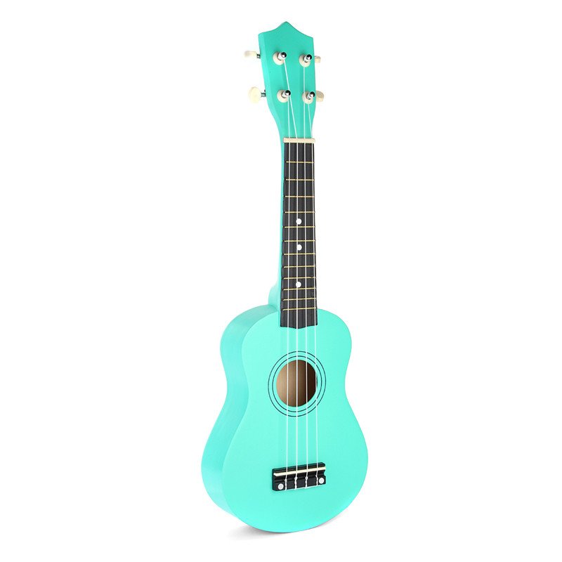 21 Inch Basswood Soprano Ukulele with Gig Bag Tuner Green 2 21 Inch Basswood Soprano Ukulele with Gig Bag Tuner Green - Image 2
