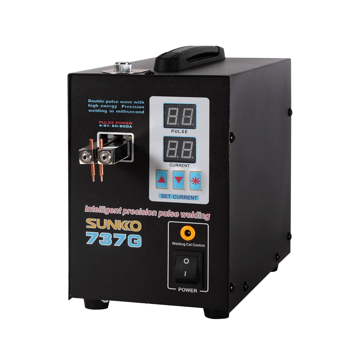 SUNKKO 737G 110V Battery Spot Welding Hand Held Welding Machine with Pulse & Current Display 3 SUNKKO 737G 110V Battery Spot Welding Hand Held Welding Machine with Pulse & Current Display - Image 3