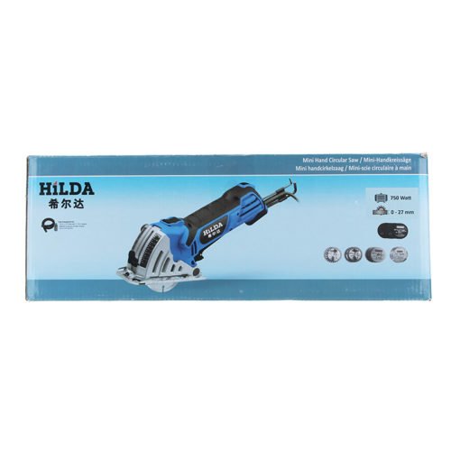HILDA JD3522C 500W Electric Mini Circular Saw Power Saw Hand Circular Saw for Wood Power Tool 12