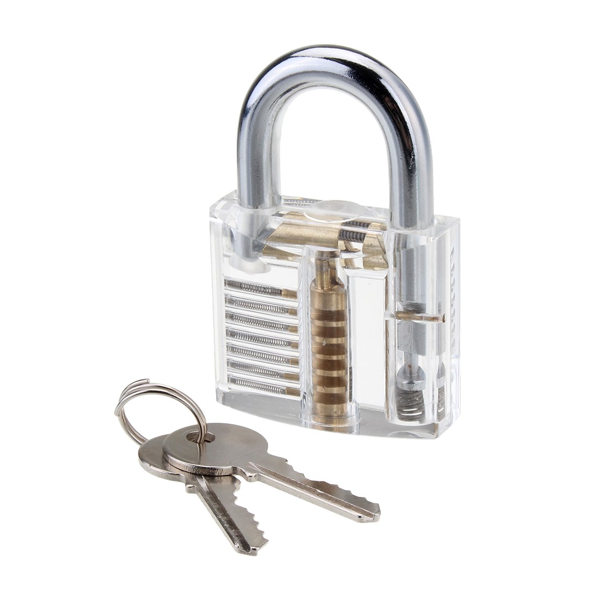 Unlocking Lock Opener Kit Locksmith Training Transparent Practice Padlocks Tools 11 Unlocking Lock Opener Kit Locksmith Training Transparent Practice Padlocks Tools - Image 11