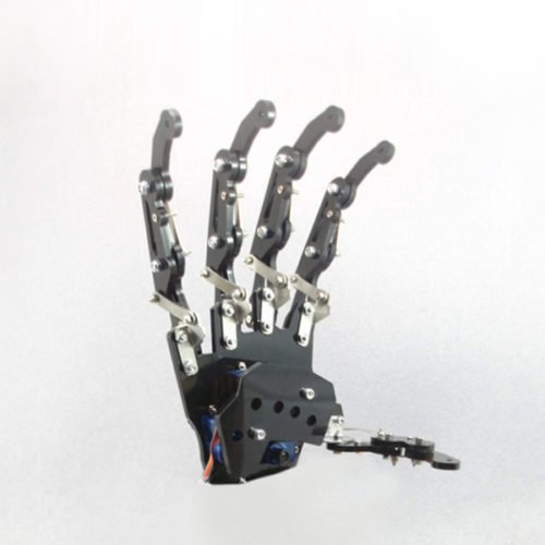 DIY 5DOF Robot Arm Five Fingers Metal Mechanical Paw Left and Right Hand 3