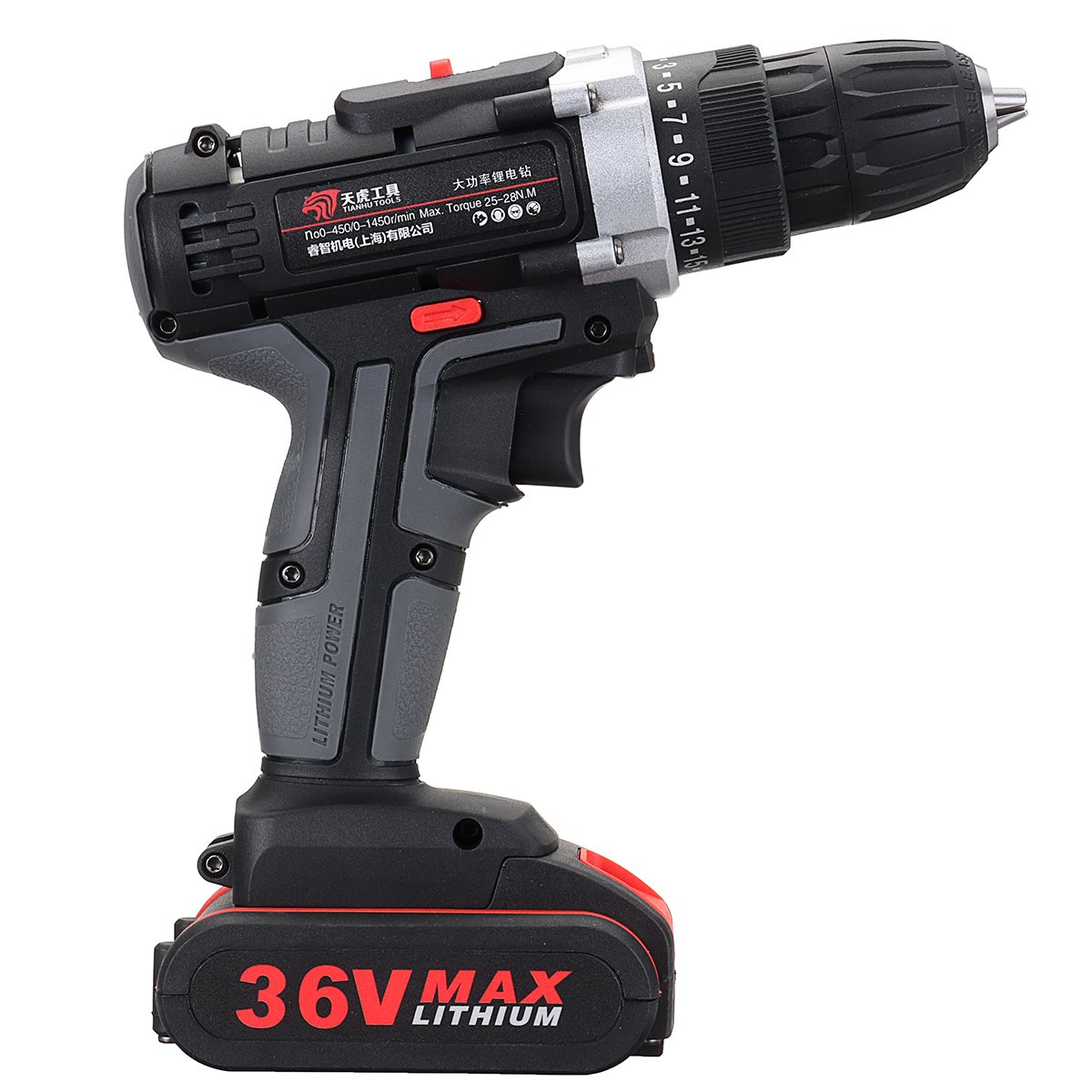 36V Cordless Power Drills Dual Speed Electric Screwdriver Drill Polishing W/ 1 or 2 Li-ion Battery 3 36V Cordless Power Drills Dual Speed Electric Screwdriver Drill Polishing W/ 1 or 2 Li-ion Battery - Image 3