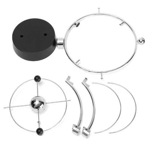 Silver Orbital Desk Decoration Celestial Newton Pendulum 4