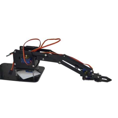 4DOF Assembling Acrylic Mechine Robot Arm with SG90 Plastic Gear Servo For Robot DIY 5