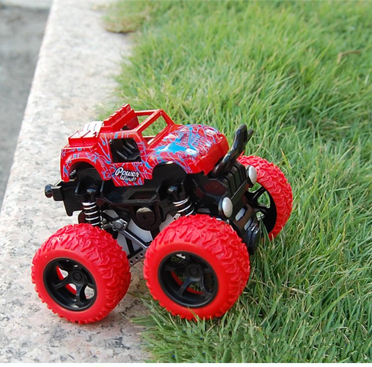 Classic Pull Back Big Foot Wheel Drive Car 9cm Rotatable Friction Power Shockproof Inertial Blocks Toys 6 Classic Pull Back Big Foot Wheel Drive Car 9cm Rotatable Friction Power Shockproof Inertial Blocks Toys - Image 6