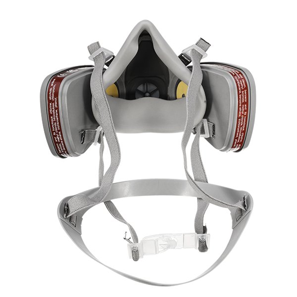 DANIU 6200 N95 Double Gas Mask Protection Filter Chemical Half Face Respirator Mask 4 DANIU 6200 N95 Double Gas Mask Protection Filter Chemical Half Face Respirator Mask - Image 4