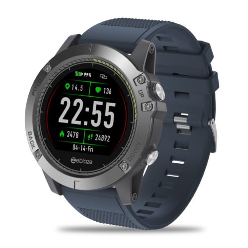 Zeblaze VIBE 3 HR Rugged Inside Out HR Monitor 3D UI All-day Activity Record 1.22' IPS Smart Watch 6