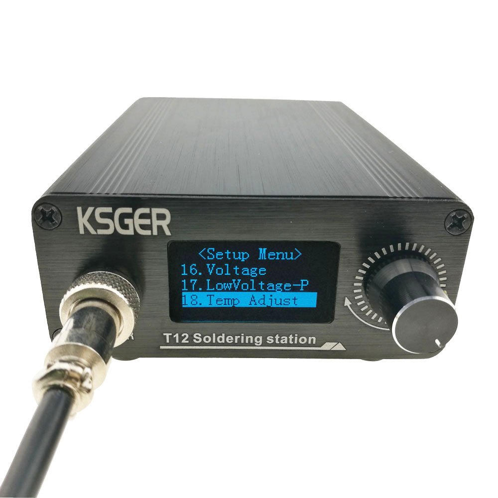 KSGER V2.1S T12 Digital Temperature Controller Soldering Station Electric Soldering Iron Tips T12-K + 9501 Handle 8 KSGER V2.1S T12 Digital Temperature Controller Soldering Station Electric Soldering Iron Tips T12-K + 9501 Handle - Image 8
