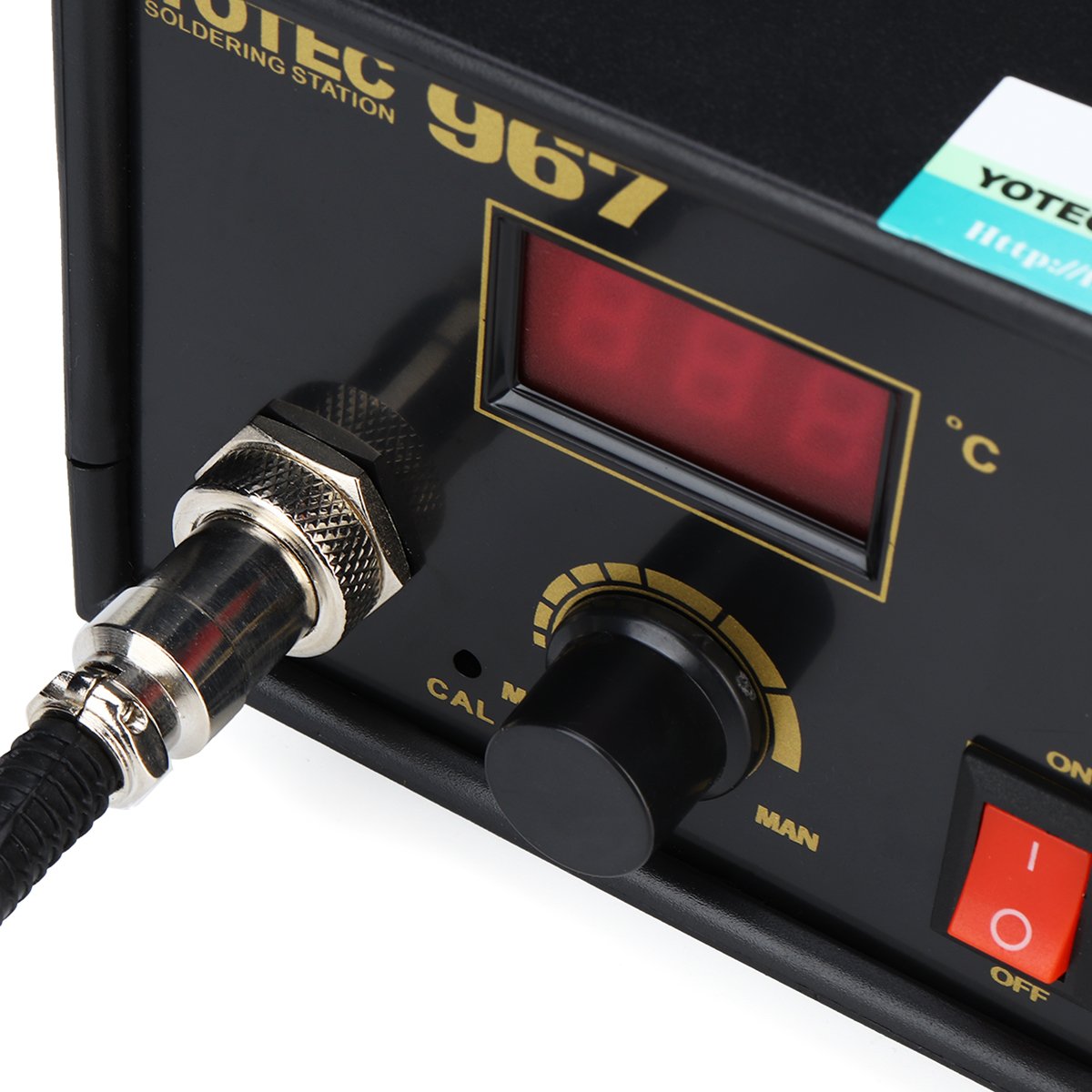 110-265V 967 Power Electric Soldering Station SMD Rework Welding Iron Holder Set 6 110-265V 967 Power Electric Soldering Station SMD Rework Welding Iron Holder Set - Image 6