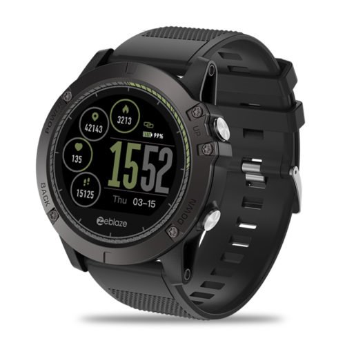 Zeblaze VIBE 3 HR Rugged Inside Out HR Monitor 3D UI All-day Activity Record 1.22' IPS Smart Watch 9