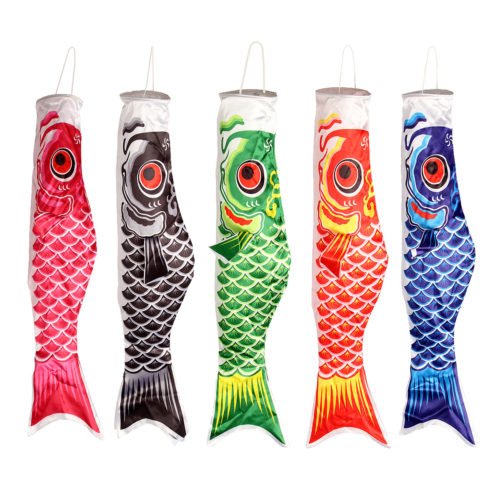 Koi Nobori Carp | Fish Kite Flag | Hanging Decor | Wind Sock Koinobori 1