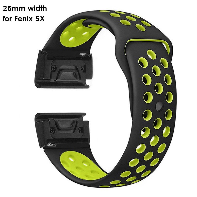 Bakeey Quick Release Genuine Luxury Silica gel Watch Band For Smart Watch Garmin fenix 5/fenix 5X 7 Bakeey Quick Release Genuine Luxury Silica gel Watch Band For Smart Watch Garmin fenix 5/fenix 5X - Image 7