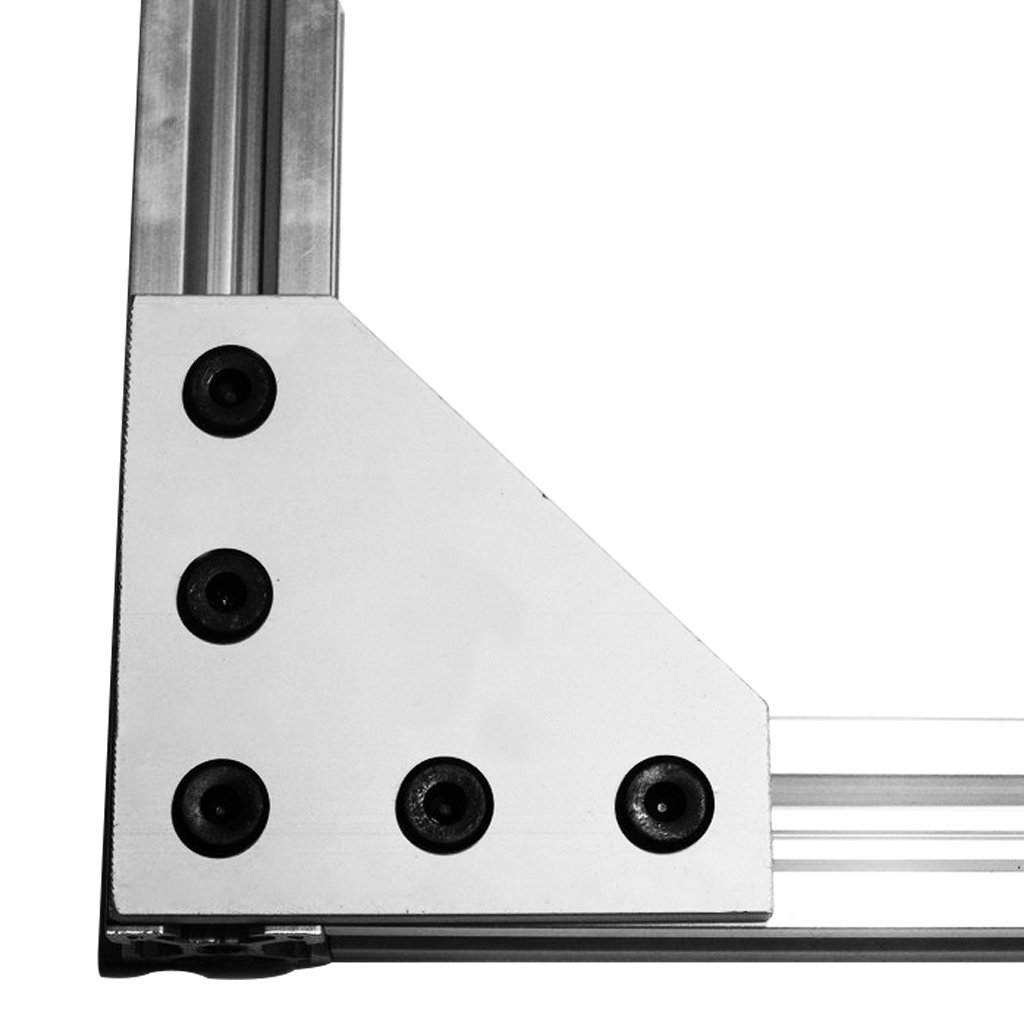 V-Slot Heavy Type 90° Joint Plate Aluminum T4*60*60mm M5 Thread for 3D Printer 5 V-Slot Heavy Type 90° Joint Plate Aluminum T4*60*60mm M5 Thread for 3D Printer - Image 5