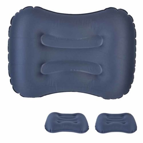 IPRee® Outdoor Travel Air Inflatable Pillow Sleep Headrest Neck Massage Folding Cushion 2