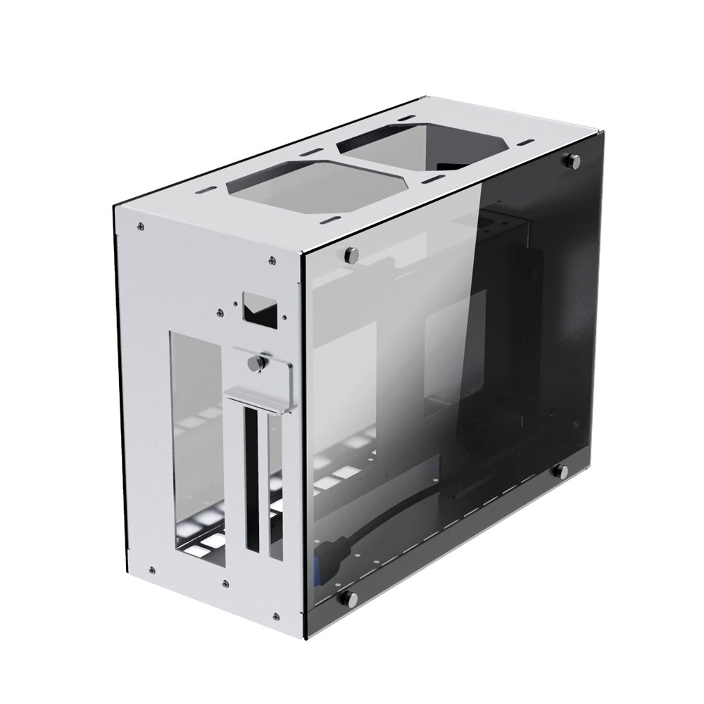 CEMO A4 Aluminum Alloy Tempered Glass ITX Computer Case Mini Case 1 CEMO A4 Aluminum Alloy Tempered Glass ITX Computer Case Mini Case