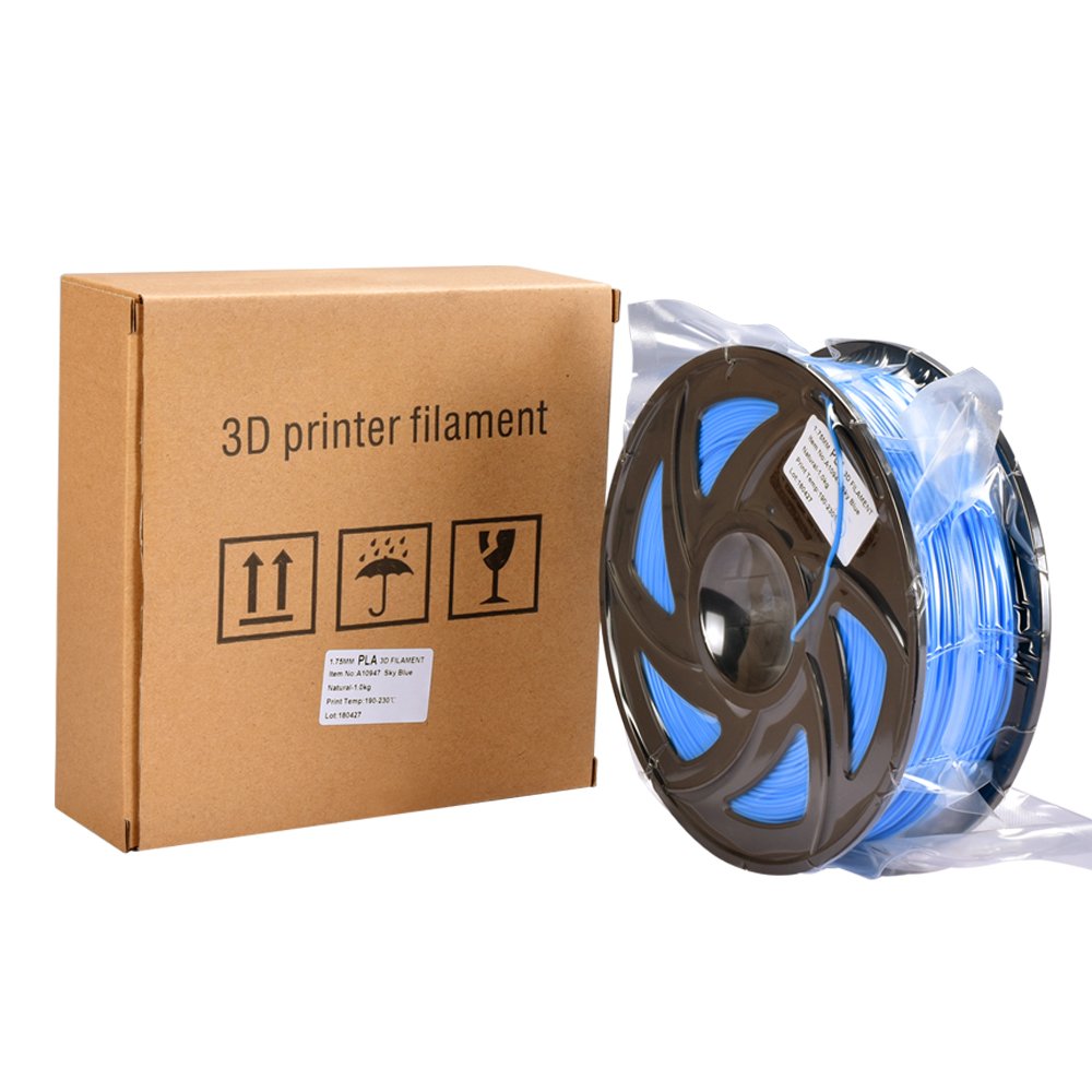BIQU Gray/Black/White/Blue/Red 1KG/Roll 1.75mm PLA Filament for RepRap 3D Printer 2 BIQU Gray/Black/White/Blue/Red 1KG/Roll 1.75mm PLA Filament for RepRap 3D Printer - Image 2