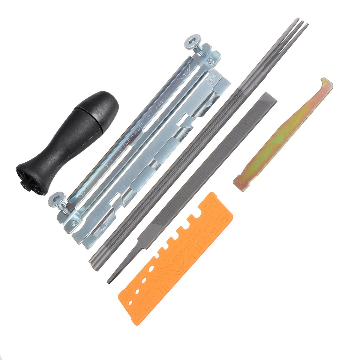 10x Chain Saw Sharpening File Filing Kit Files Tool Chain Sharpener For Husqvarna 5 10x Chain Saw Sharpening File Filing Kit Files Tool Chain Sharpener For Husqvarna - Image 5