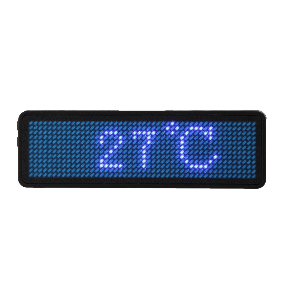 12 x 48 Pixels Programmable LED Digital Scrolling Message Name Tag ID Badge Holder Board 2 12 x 48 Pixels Programmable LED Digital Scrolling Message Name Tag ID Badge Holder Board - Image 2