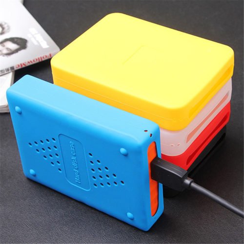1T 2T Hard Drive Silicone Protect Case With Hanging Rope Hard Drive Enclosure 3