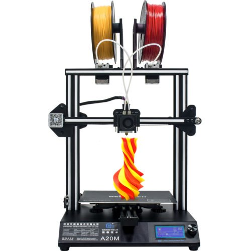 Geeetech® A20M Mix-color 3D Printer 255x255x255mm Printing Size With Filament Detector/Power Resume/Superplate Hotbed/Modular Design/360° Ventilation/ 1