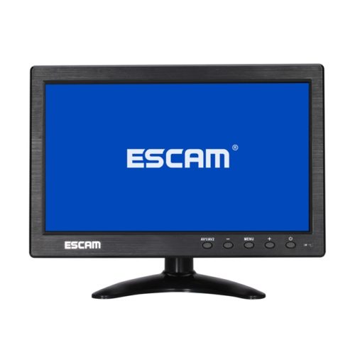 ESCAM T10 10 inch TFT LCD 1024x600 Monitor with VGA HDMI AV BNC USB for PC CCTV Security Camera 3