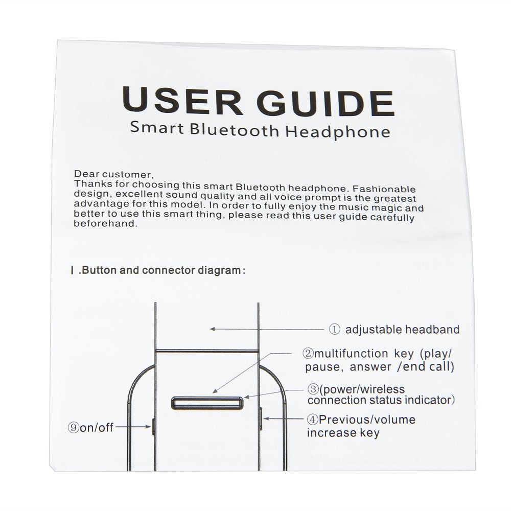 BQ - 618 Smart Wireless Bluetooth Stereo Headphones with MIC Support 3.5mm Stereo Audio Input 9 BQ - 618 Smart Wireless Bluetooth Stereo Headphones with MIC Support 3.5mm Stereo Audio Input - Image 9