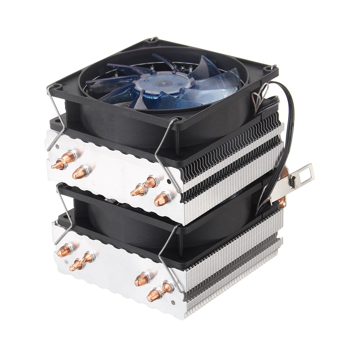 3Pin Six Copper Heat Pipes Blue Backlit CPU Cooling Fan for Intel 775 1150 1151 AMD 4 3Pin Six Copper Heat Pipes Blue Backlit CPU Cooling Fan for Intel 775 1150 1151 AMD - Image 4