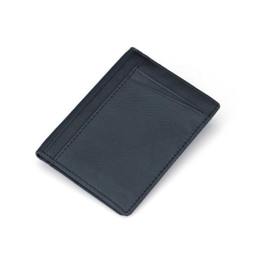 Men PU Leather Slim Thin Credit Card Holder Mini Money Wallet ID Case Wallet 4