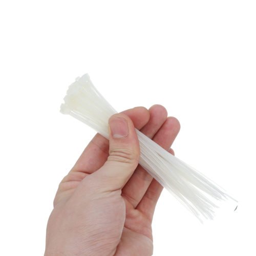 50pcs White Black 3x150mm Cable Ties Model Manufacturing Tools 4