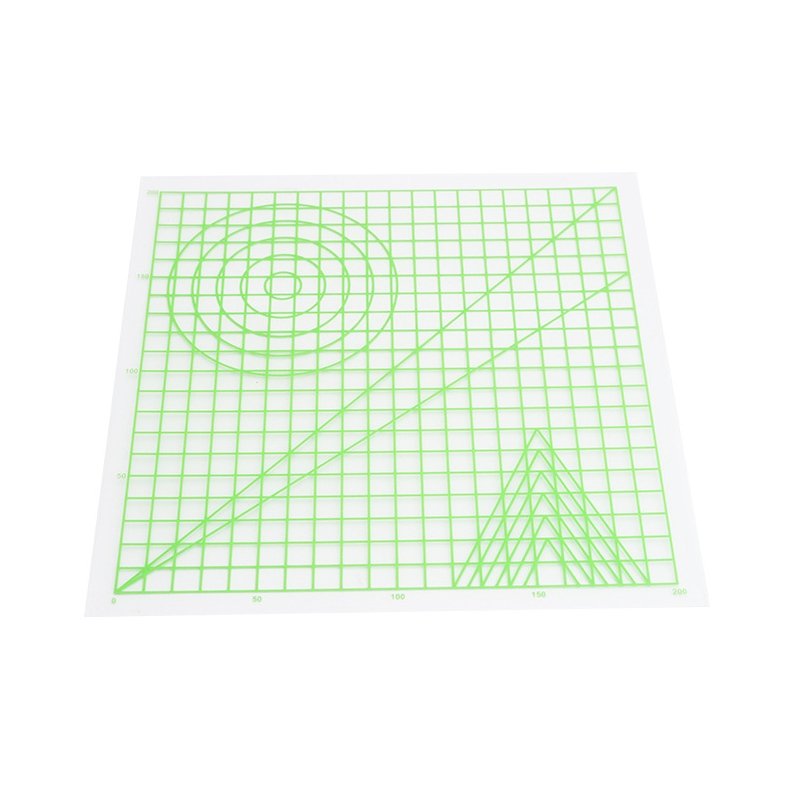 220*220*0.5mm Basic Graphics Copy Panel Design Mat Drawing Tools For 3D Printing Pen Part 3 220*220*0.5mm Basic Graphics Copy Panel Design Mat Drawing Tools For 3D Printing Pen Part - Image 3